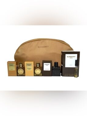 NEW 5 Pc Burberry Discovery Kit - Goddess, Goddess Intense, Hero & Storage Bag